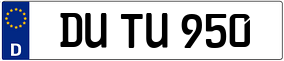 Truck License Plate